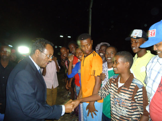 SFG tour at night in Mogadishu