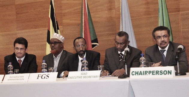The delegations at Addis agreement
