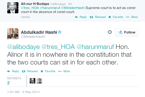 MPs Argue on Twitter