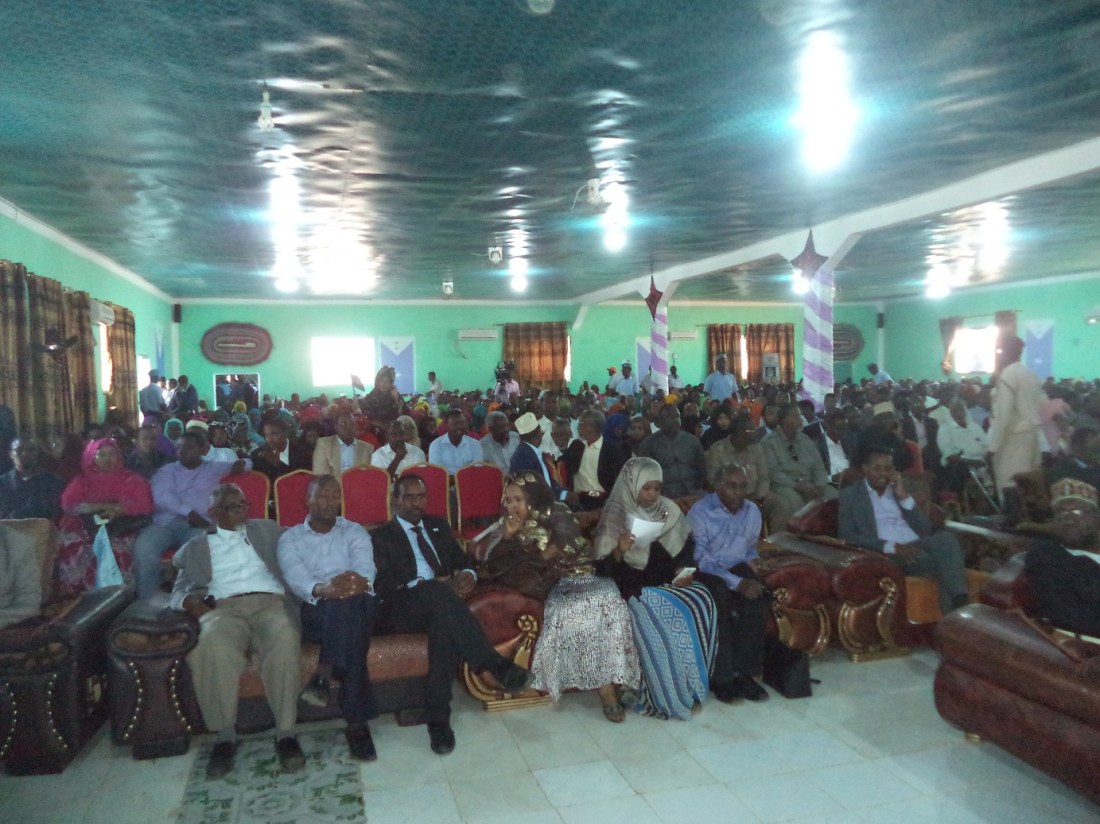 Galmudug elections hall in Adado